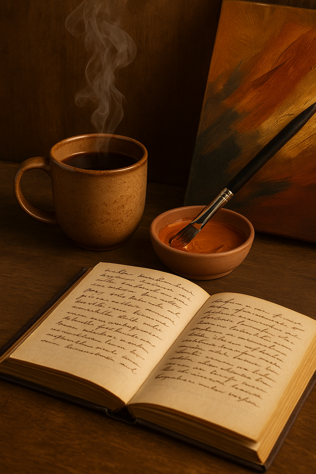 Why Coffee, Art, & Books Intersect in My Work